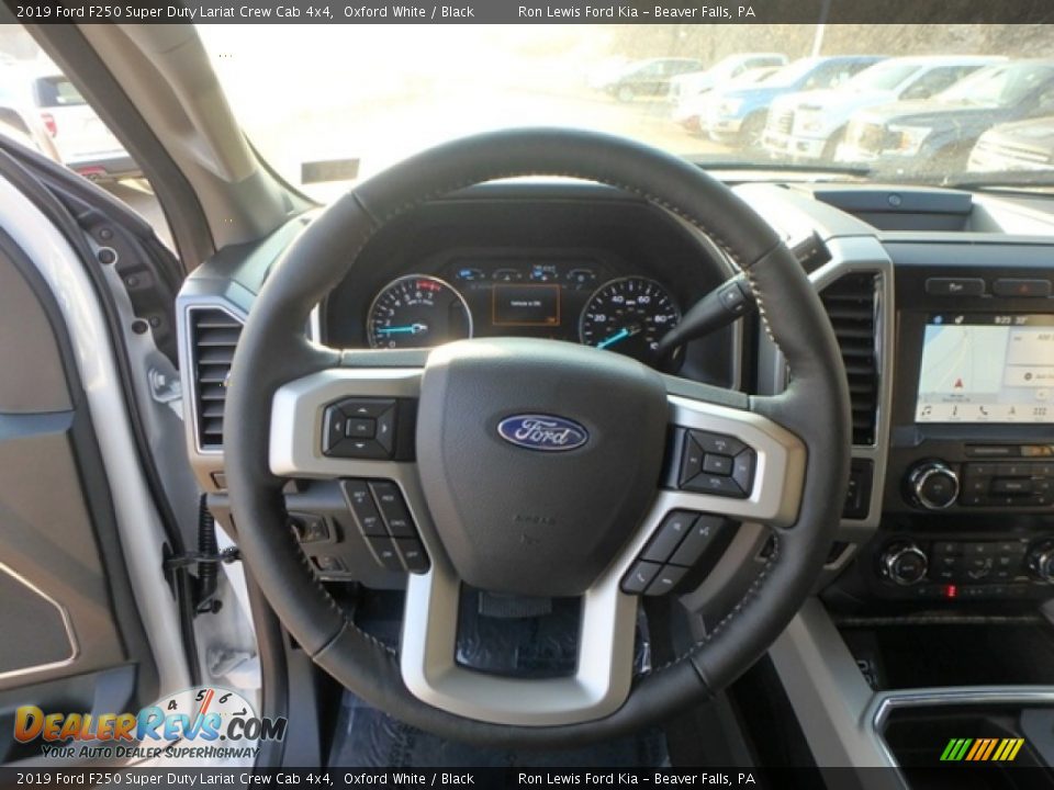 2019 Ford F250 Super Duty Lariat Crew Cab 4x4 Oxford White / Black Photo #18