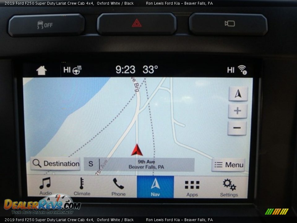 2019 Ford F250 Super Duty Lariat Crew Cab 4x4 Oxford White / Black Photo #20
