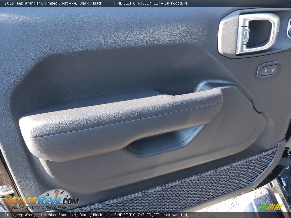 2019 Jeep Wrangler Unlimited Sport 4x4 Black / Black Photo #8