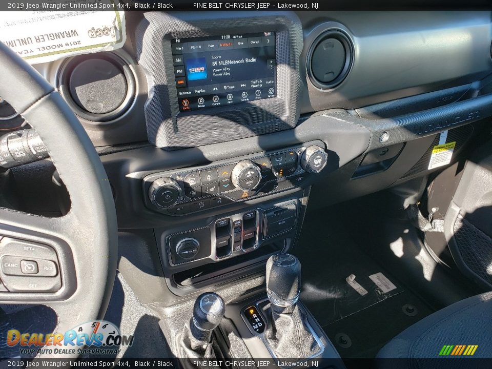 2019 Jeep Wrangler Unlimited Sport 4x4 Black / Black Photo #10