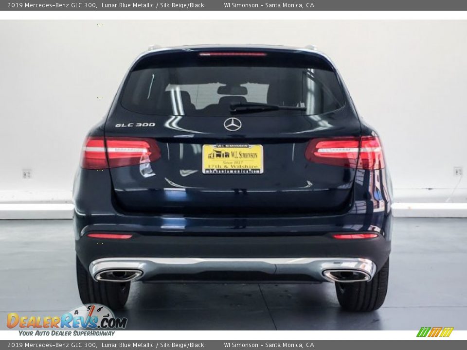 2019 Mercedes-Benz GLC 300 Lunar Blue Metallic / Silk Beige/Black Photo #3