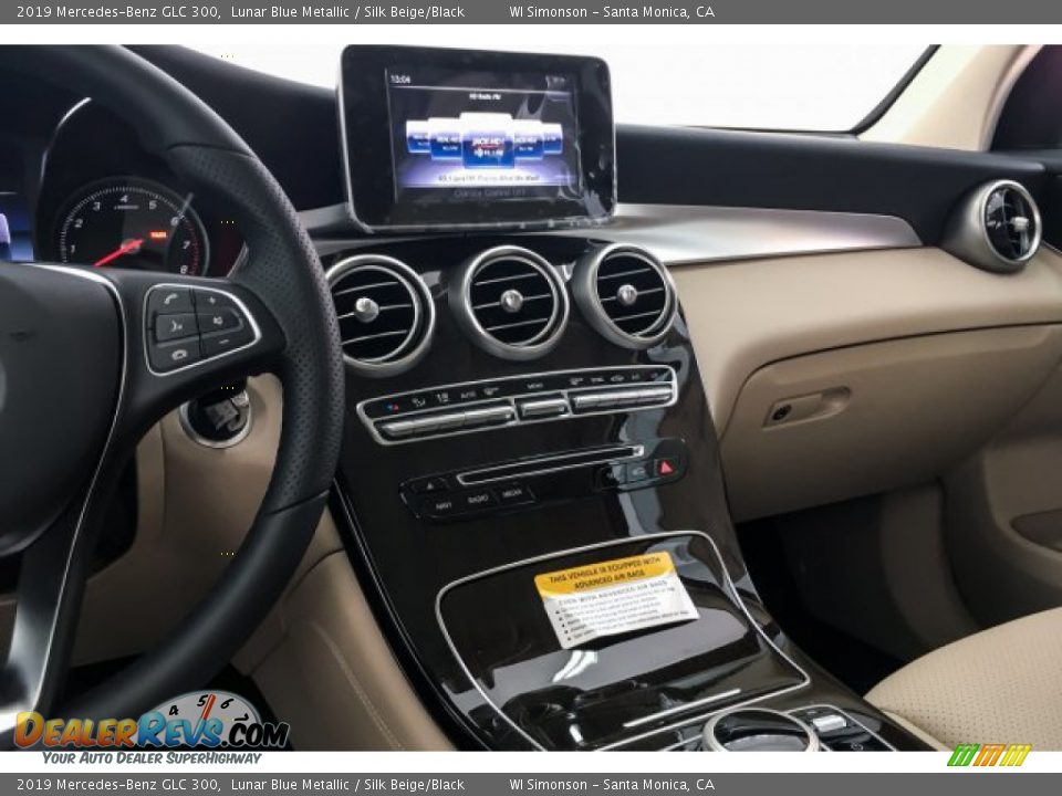 2019 Mercedes-Benz GLC 300 Lunar Blue Metallic / Silk Beige/Black Photo #6