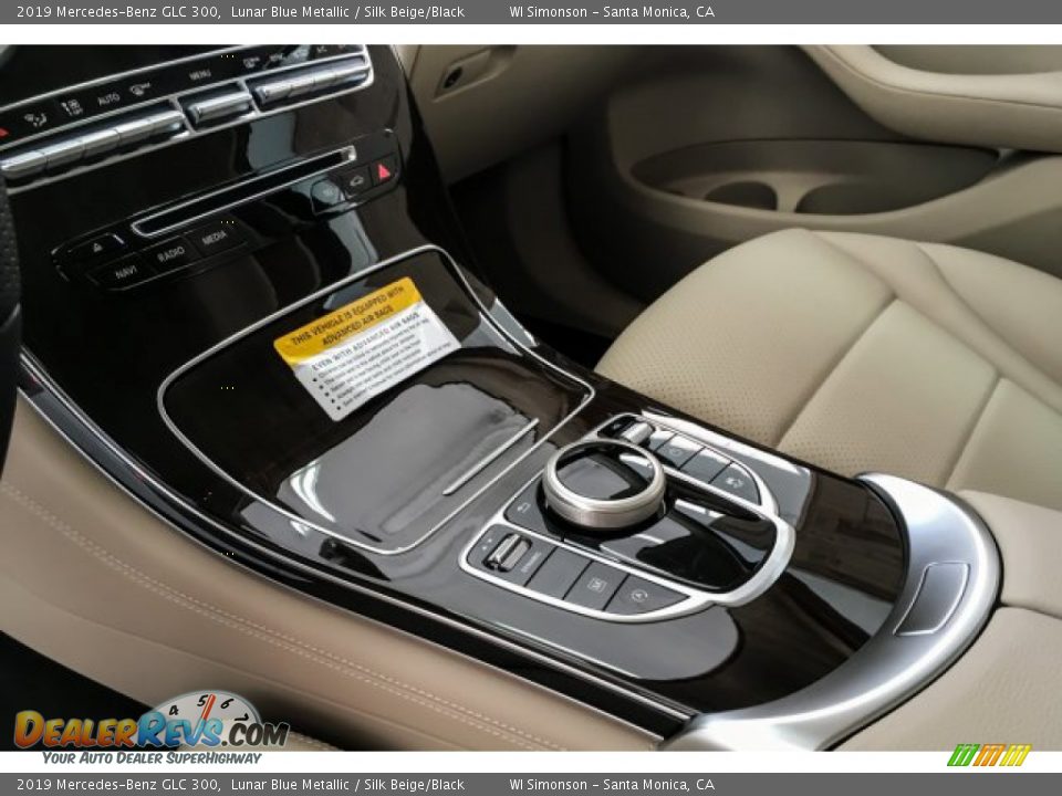 2019 Mercedes-Benz GLC 300 Lunar Blue Metallic / Silk Beige/Black Photo #7