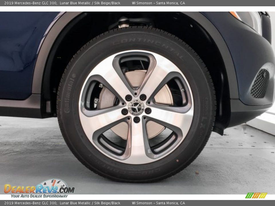 2019 Mercedes-Benz GLC 300 Lunar Blue Metallic / Silk Beige/Black Photo #9