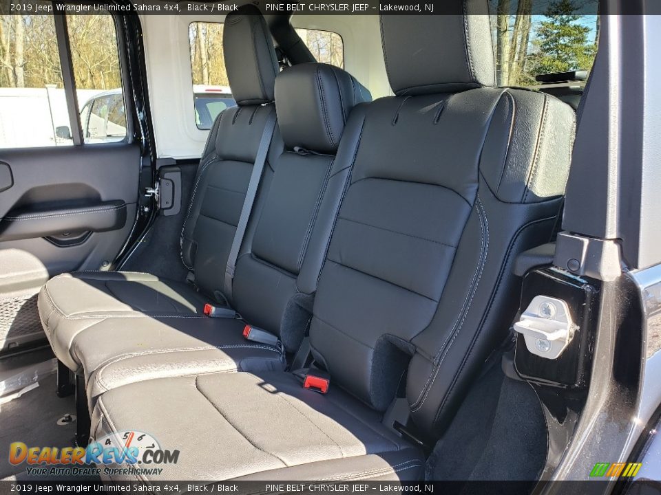 Rear Seat of 2019 Jeep Wrangler Unlimited Sahara 4x4 Photo #6