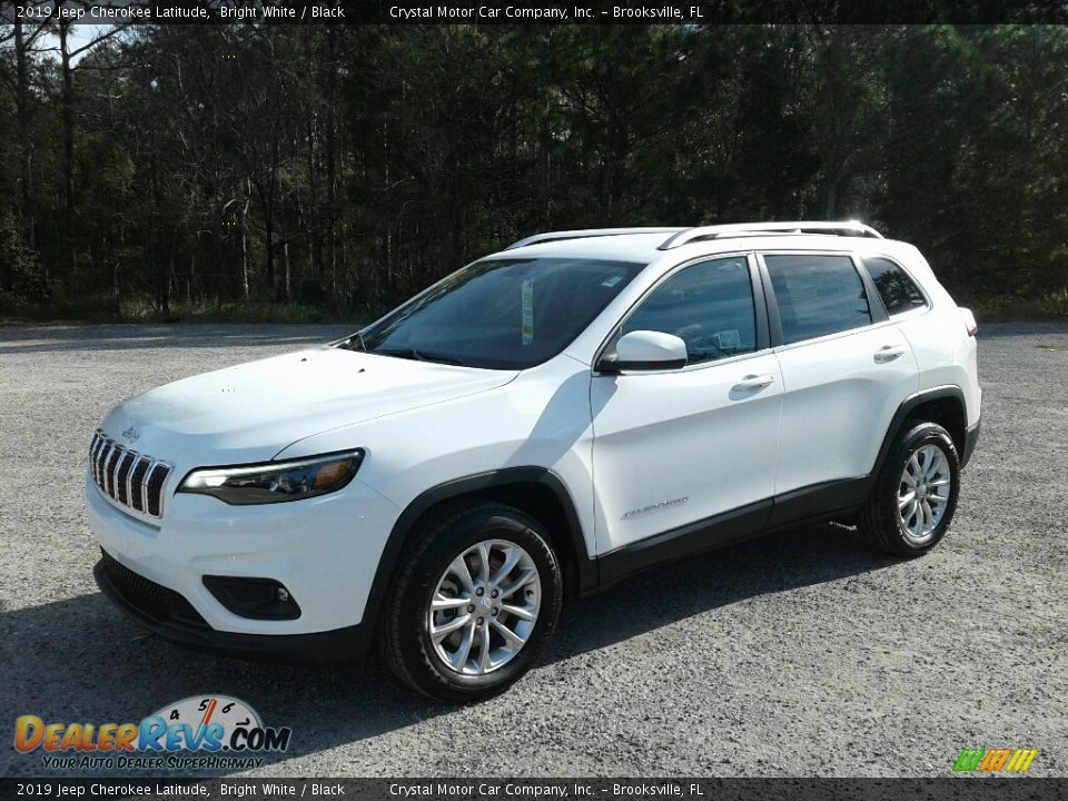 2019 Jeep Cherokee Latitude Bright White / Black Photo #1