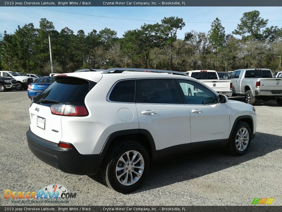 2019 Jeep Cherokee Latitude Bright White / Black Photo #5