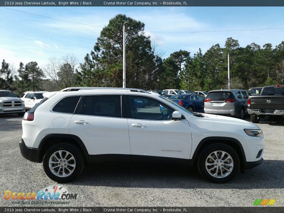 2019 Jeep Cherokee Latitude Bright White / Black Photo #6
