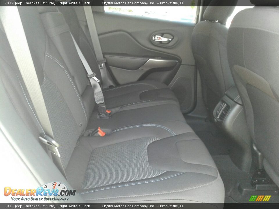 2019 Jeep Cherokee Latitude Bright White / Black Photo #11