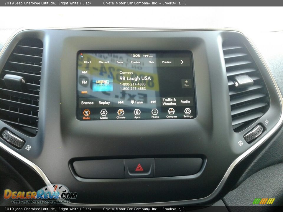 2019 Jeep Cherokee Latitude Bright White / Black Photo #15