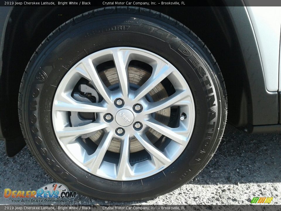 2019 Jeep Cherokee Latitude Bright White / Black Photo #20