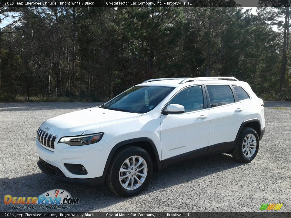 2019 Jeep Cherokee Latitude Bright White / Black Photo #1