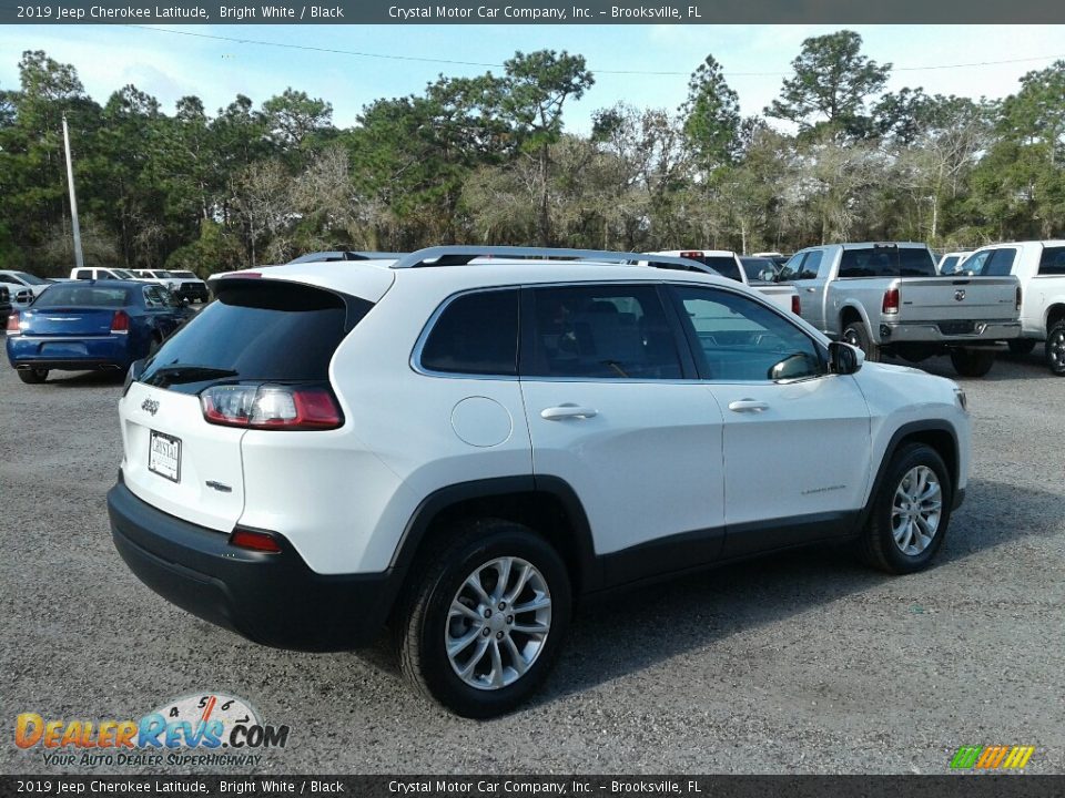 2019 Jeep Cherokee Latitude Bright White / Black Photo #5