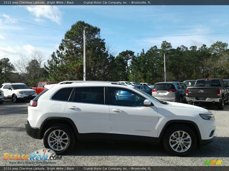 2019 Jeep Cherokee Latitude Bright White / Black Photo #6