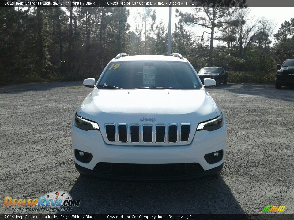 2019 Jeep Cherokee Latitude Bright White / Black Photo #8