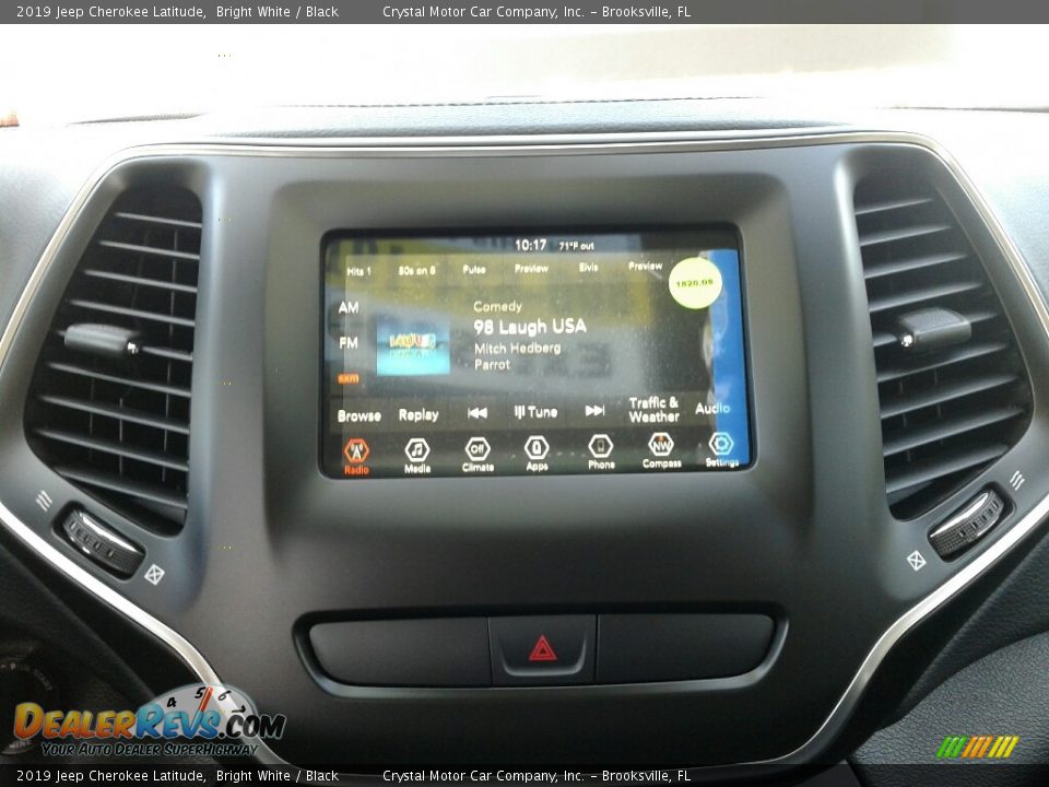 2019 Jeep Cherokee Latitude Bright White / Black Photo #15