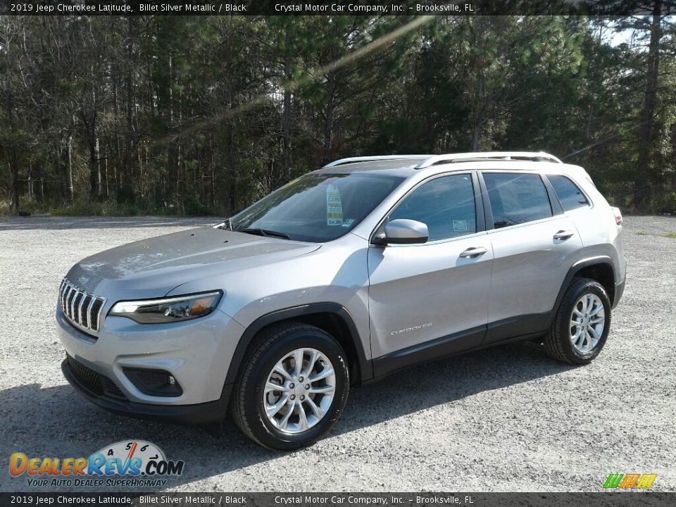 2019 Jeep Cherokee Latitude Billet Silver Metallic / Black Photo #1