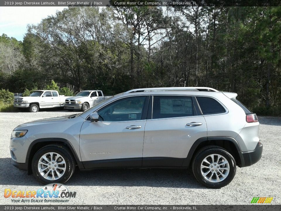 2019 Jeep Cherokee Latitude Billet Silver Metallic / Black Photo #2