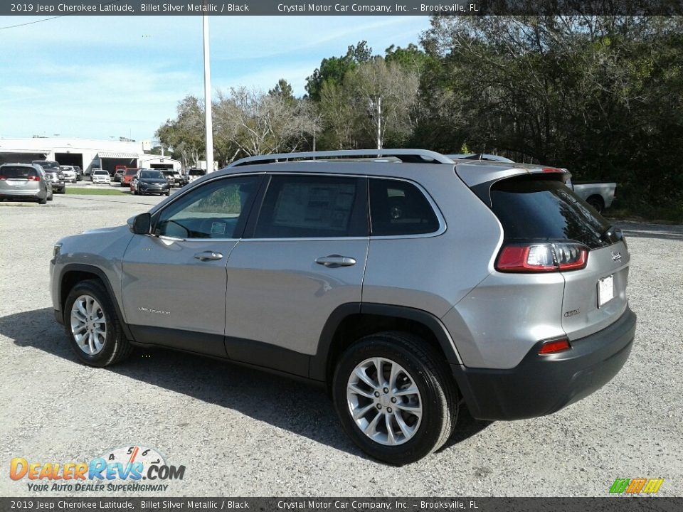 2019 Jeep Cherokee Latitude Billet Silver Metallic / Black Photo #3