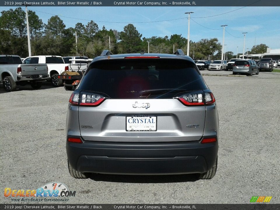 2019 Jeep Cherokee Latitude Billet Silver Metallic / Black Photo #4