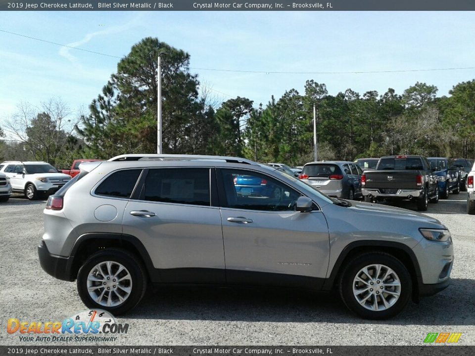 2019 Jeep Cherokee Latitude Billet Silver Metallic / Black Photo #6