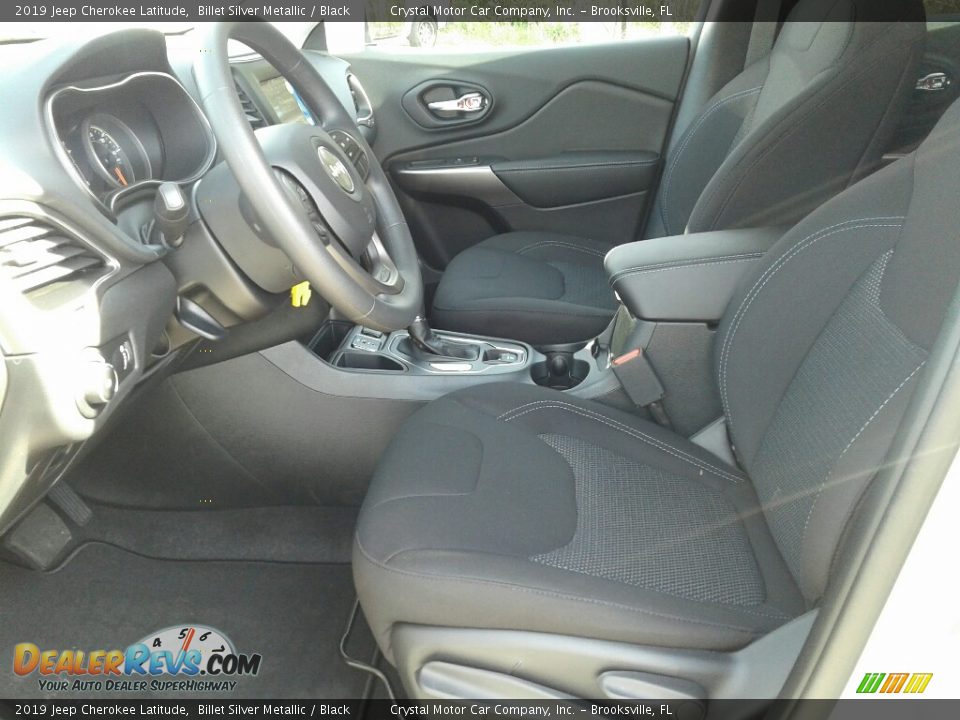 2019 Jeep Cherokee Latitude Billet Silver Metallic / Black Photo #9