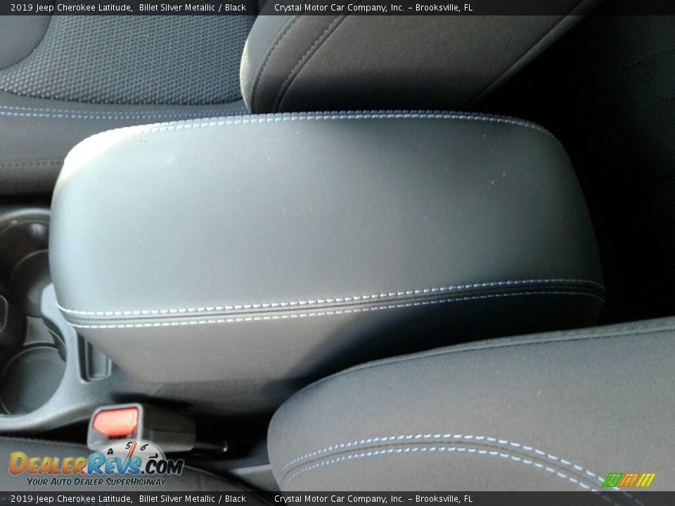 2019 Jeep Cherokee Latitude Billet Silver Metallic / Black Photo #18
