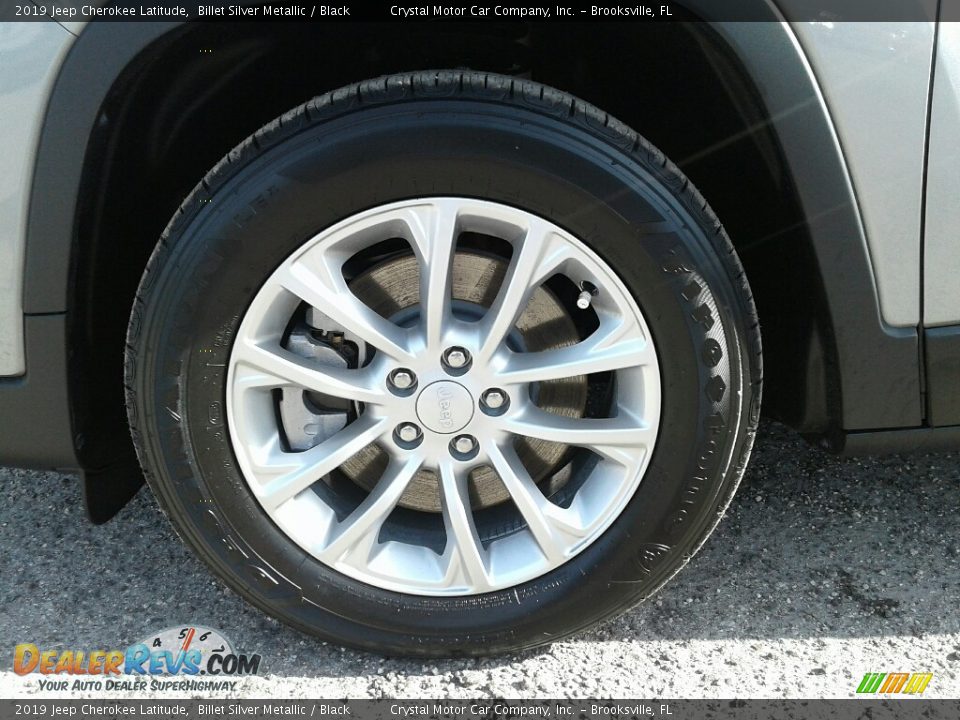 2019 Jeep Cherokee Latitude Billet Silver Metallic / Black Photo #20