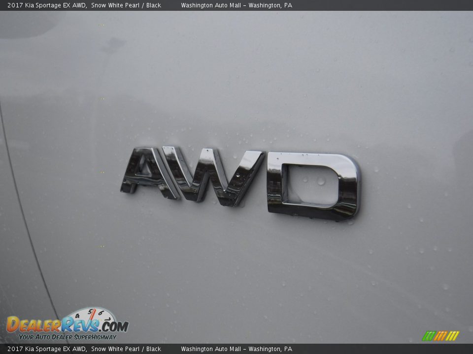 2017 Kia Sportage EX AWD Snow White Pearl / Black Photo #5