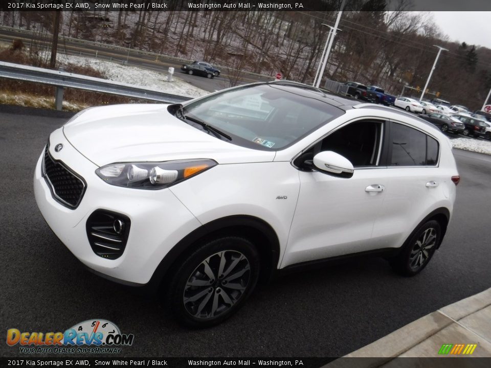 2017 Kia Sportage EX AWD Snow White Pearl / Black Photo #7