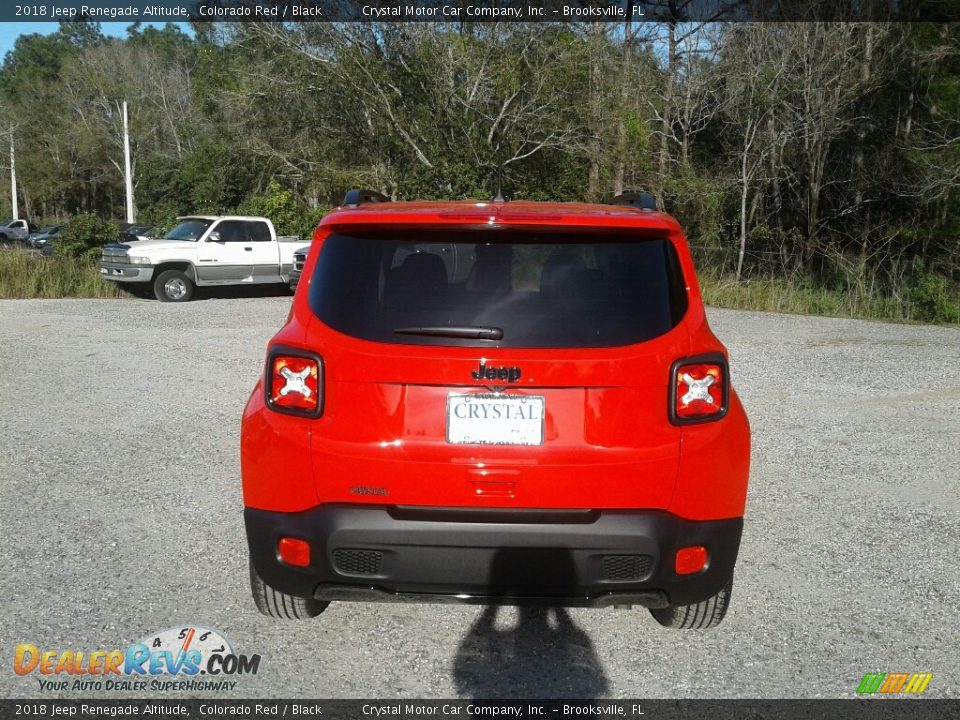 2018 Jeep Renegade Altitude Colorado Red / Black Photo #4