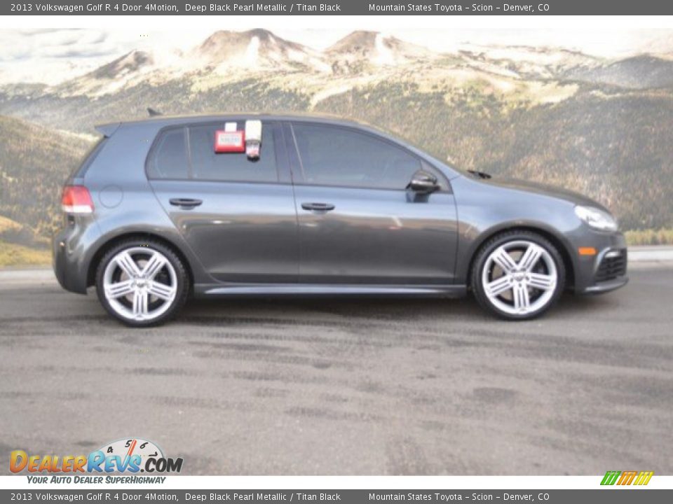 2013 Volkswagen Golf R 4 Door 4Motion Deep Black Pearl Metallic / Titan Black Photo #2