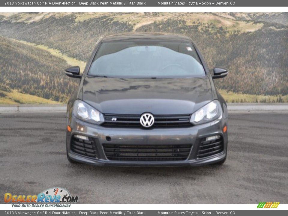 2013 Volkswagen Golf R 4 Door 4Motion Deep Black Pearl Metallic / Titan Black Photo #4
