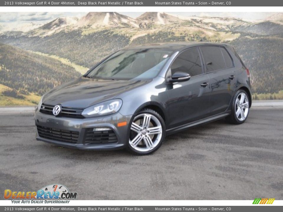 2013 Volkswagen Golf R 4 Door 4Motion Deep Black Pearl Metallic / Titan Black Photo #5
