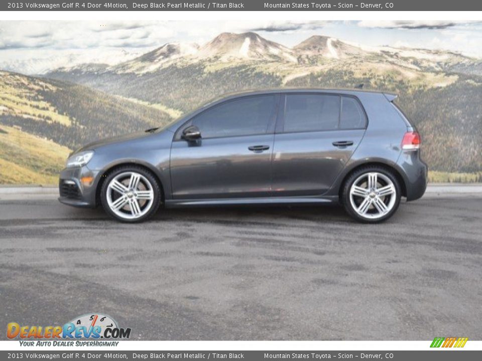 2013 Volkswagen Golf R 4 Door 4Motion Deep Black Pearl Metallic / Titan Black Photo #6