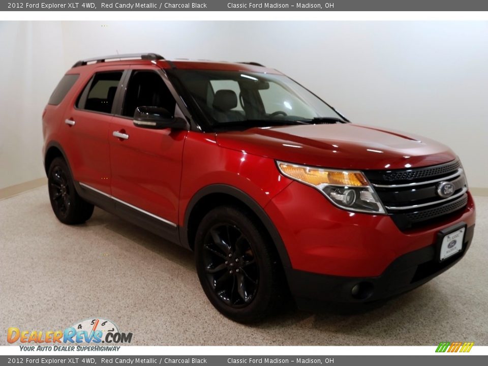 2012 Ford Explorer XLT 4WD Red Candy Metallic / Charcoal Black Photo #1