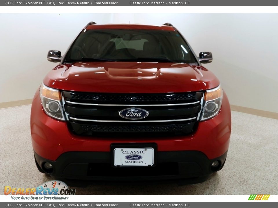 2012 Ford Explorer XLT 4WD Red Candy Metallic / Charcoal Black Photo #2