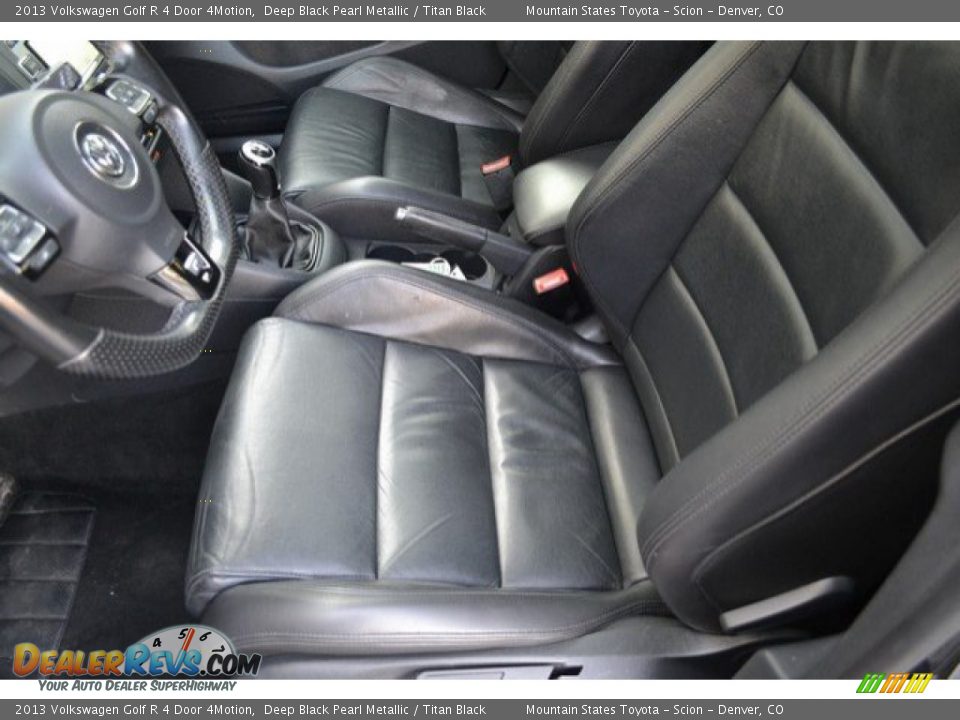 2013 Volkswagen Golf R 4 Door 4Motion Deep Black Pearl Metallic / Titan Black Photo #11