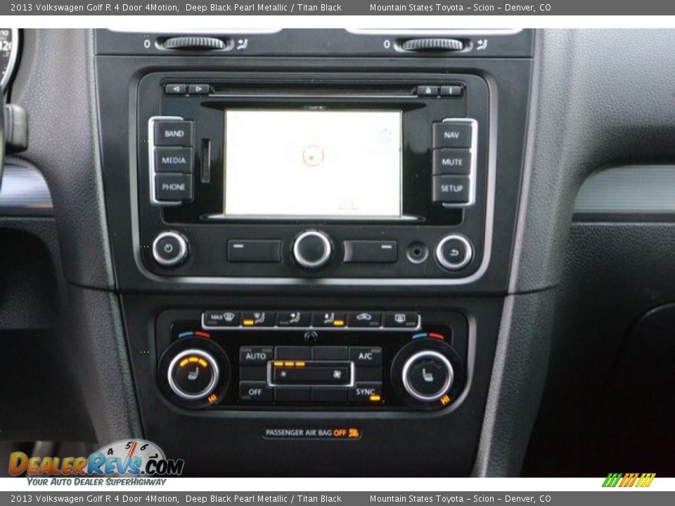 2013 Volkswagen Golf R 4 Door 4Motion Deep Black Pearl Metallic / Titan Black Photo #16