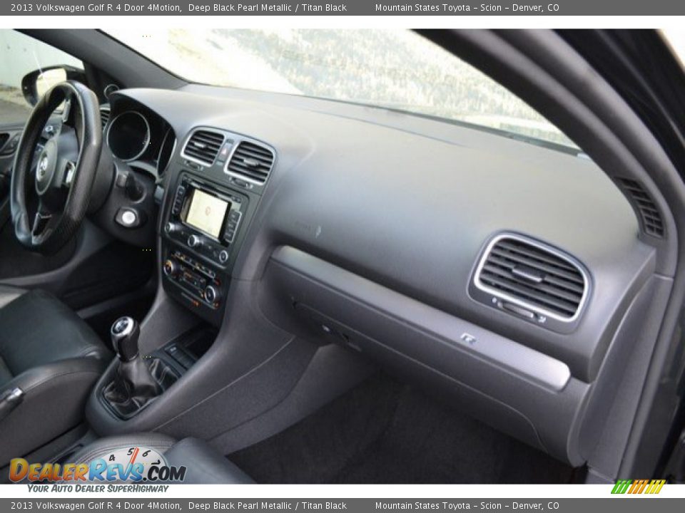 2013 Volkswagen Golf R 4 Door 4Motion Deep Black Pearl Metallic / Titan Black Photo #17