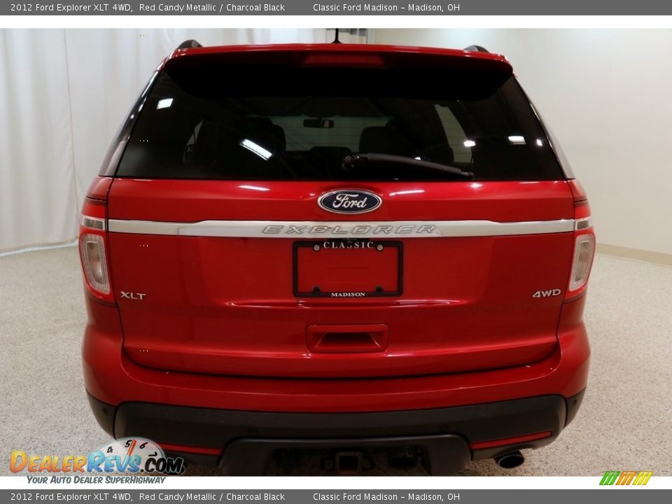 2012 Ford Explorer XLT 4WD Red Candy Metallic / Charcoal Black Photo #21