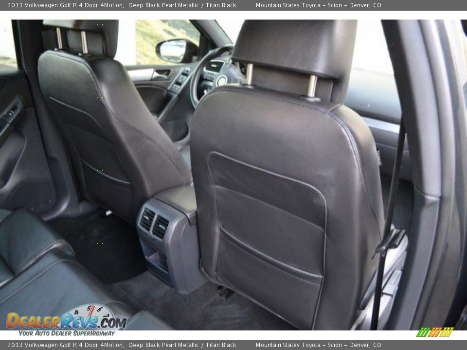 2013 Volkswagen Golf R 4 Door 4Motion Deep Black Pearl Metallic / Titan Black Photo #22