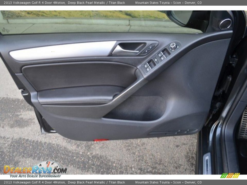 2013 Volkswagen Golf R 4 Door 4Motion Deep Black Pearl Metallic / Titan Black Photo #25