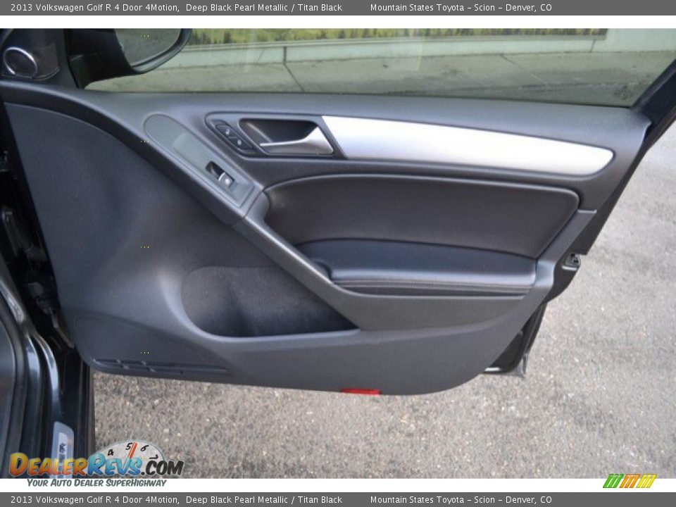 2013 Volkswagen Golf R 4 Door 4Motion Deep Black Pearl Metallic / Titan Black Photo #26