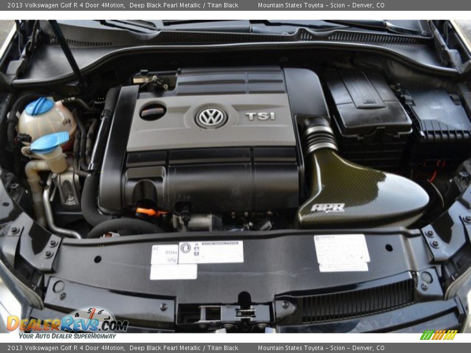 2013 Volkswagen Golf R 4 Door 4Motion Deep Black Pearl Metallic / Titan Black Photo #28