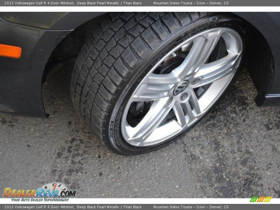 2013 Volkswagen Golf R 4 Door 4Motion Deep Black Pearl Metallic / Titan Black Photo #29