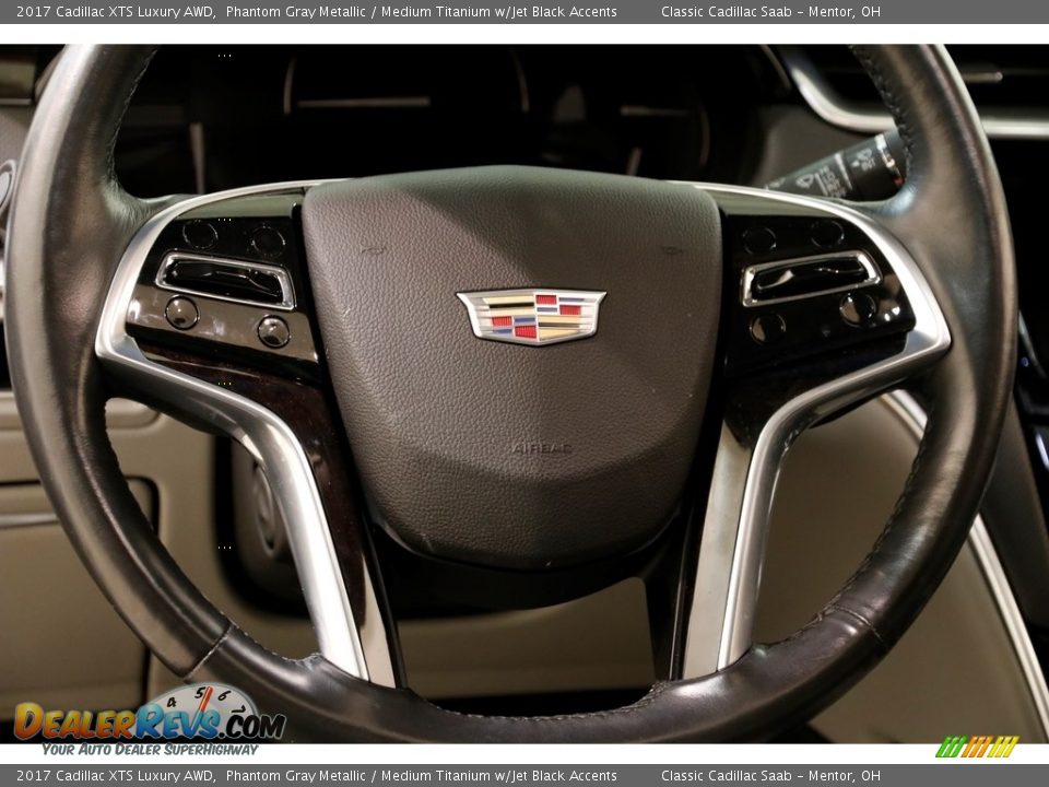 2017 Cadillac XTS Luxury AWD Phantom Gray Metallic / Medium Titanium w/Jet Black Accents Photo #7