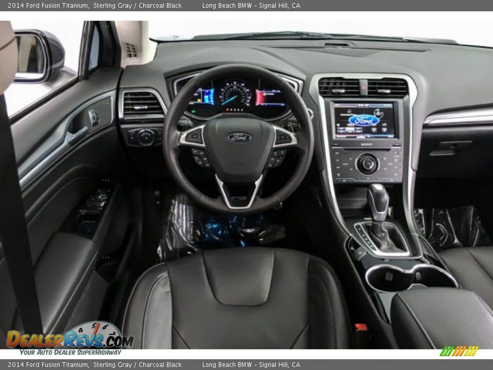 2014 Ford Fusion Titanium Sterling Gray / Charcoal Black Photo #4