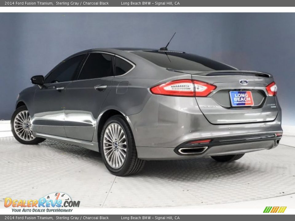 2014 Ford Fusion Titanium Sterling Gray / Charcoal Black Photo #10