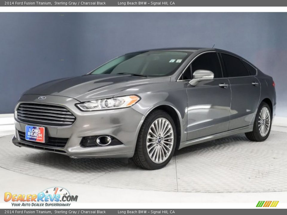 2014 Ford Fusion Titanium Sterling Gray / Charcoal Black Photo #12